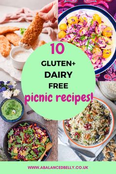 the top 10 gluten dairy free picnic recipes