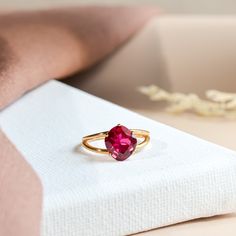 Adorn yourself in timeless elegance with our genuine Ruby gold Ring with matching ruby pendant necklace and Earrings. Each piece features a faceted ruby stone exuding a rich, deep hue, set in lustrous gold for a luxurious touch. Elevate any ensemble with this exquisite set, perfect for adding a pop of colour and sophistication to your look. ✡ ✡ ✡ RING SIZES AVAILABLE ✡ ✡ ✡ Currently in 3 sizes but more may be available soon.  ✡ ✡ ✡ MEASUREMENTS ✡ ✡ ✡ Centre stone measures  8.5x9.5mm.  Total weig Ruby Gold Ring, Ruby Pendant Necklace, Ruby Jewellery, Pink Jewelry Box, Ruby Necklace Pendant, Ring Ruby, Ruby Pendant, Pink Jewelry, Ruby Stone