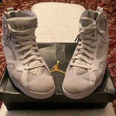 White/Metallic Silver Size 12 Jordan 7, Jordans For Men, Retro Color, Jordan Shoes, White Silver, Air Jordan, Metallic Silver, Air Jordans, Athletic Shoes