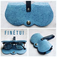 Le finétui - création 100% chutes de cuir - fabriqué avec 10 doigts un étui tout mini pour ne pas prendre de place dans le sac à main ou la poche de veste!  convient à la plupart des lunettes de vues, aux solaires hommes, femmes et enfants pourvu que votre paire ne soit pas bombée.  dimensions : 14 cm x 7 cmcaractéristiques: fermeture avec un bouton pressioncouleurs des cuirs : bleu bleuet fantaisie, lanière cuir bleu marinecontinuez l'aventure poaime sur les réseaux sociaux, instagram et facebook : @poaimecreationsphoto non contractuelle Leather Glasses Case, Bag Patterns To Sew, Crochet Bag Pattern, Eyeglass Case, Glasses Case, Clay Jewelry, Bag Pattern, Leather Craft, Womens Flip Flop