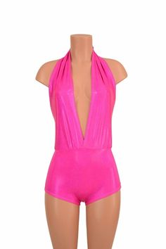 Womens Jumpsuits, Pink Sparkly, Olive Branch, Dance Outfits, Catsuit, Playsuit, Halter Top, Jumpsuits For Women, Clothing Items