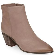 Brand New In Box Vince Camuto Grasem Pointed Toe Leather Western Ankle Boots An Artfully Beveled, Angled And Stacked Heel Takes A Classic Western Style In A New Direction With These Soft Grain Goat Leather Booties... Sizes - 6.5, 7.5, 10 Color Elephant (Taupe, Grayish Tan) Soft Grain Goat Leather Western Ankle Boots Pointed Toe Side Zip Closure 2 1/2"H Stacked Heel 4 1/4" Shaft Taupe Leather Boots, Medium Width, Taupe Leather Boots Medium Width, Taupe Leather Boots With Round Toe, Taupe Leather Boots For Fall, Casual Taupe Leather Boots, Ankle Boots Pointed Toe, Western Ankle Boots, Brown Leather Ankle Boots, Taupe Leather