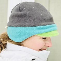 "OMG!!!! Never knew a hat that would fit perfect, is very comfortable, soft, and keeps my ear warm too...all in one, wow!" - Gail, TX Women's Fleece Beanie Hat A Trio of Colors Hat! This anti-pill fleece newsboy hat is designed with function, style and you in mind. Need more color in your life? Yes! Triple your fun in the new fleece hat color combo in a pre-selected trio of yummy fleece colors! Whether you're shoveling the driveway or tackling the big grocery day on a blustery winter day - do it Warm Brimmed Beanie For Outdoor, Casual Windproof Hat, One Size Fits Most, Brimmed Beanie For Outdoor Winter Use, Fleece-lined Beanie Cap, Fleece-lined Beanie Cap, One Size Fits Most, Fleece-lined Beanie, One Size Fits Most, Warm Brimmed Hats For Outdoor, Casual Windproof Hat One Size, Casual Winter Sports Hats With Fleece Lining