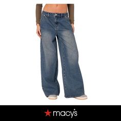 in stock Trendy Baggy Flare Jeans For Spring, Baggy High Rise Flare Jeans In Dark Wash, Dark Wash Baggy High Rise Flare Jeans, Baggy High-rise Dark Wash Flare Jeans, Baggy Cargo Jeans For Fall, Trendy Streetwear Wide Leg Jeans, Trendy Dark Wash Wide Leg Pants, Trendy Baggy Full-length Jeans, Trendy Relaxed Fit Full Length Flare Jeans