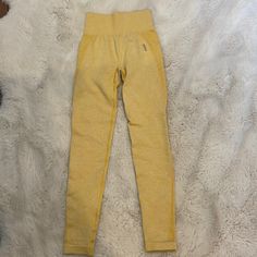 Gymshark, Yellow, Size Xs, Never Worn, Great Quality High Waisted Leggings, Pant Jumpsuit, Pants For Women, High Waisted, Leggings, Yellow, Pants, Women Shopping, Color