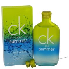 Ck One Summer Cologne by Calvin Klein 3.3 oz Eau De Toilette Spray (2021 Unisex) for Men. Reminiscent of summer vacations and warm, unspoiled beaches, ck one summer creates a soft aromatic scent for men that lingers in the air without overwhelming those around you. Introduced in 2004, this fragrance combines the classic notes of tangy citrus and earthy greens with fruity, fresh and musky accords. Whether you're planning a trip with your family or spending leisure time with friends, this scent wi Ck One Summer, Summer Calvin, Summer Perfume, Calvin Klein Ck One, Ck One, Perfume And Cologne, Summer Memories, One Summer, Calvin Klein Women