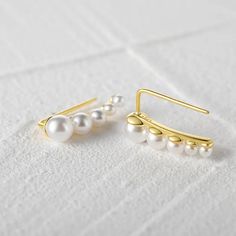 LOVCIA Jewelry Sterling Silver Stud Earrings, Silk Yarn, Silver Stud Earrings, Pearl Stud Earrings, Sterling Silver Studs, Pearl Studs, Sterling Silver Earrings Studs, Gold Earrings Studs, Silver Earrings Studs