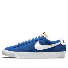 Nike Blazer Low“Team Blue” DA7254-401 Nike Blue Sneakers With Gum Sole, Classic Navy Nike Sneakers, Classic Blue Sneakers With Rubber Sole, Classic Blue Sneakers With Vulcanized Sole, Classic Blue Low-top Custom Sneakers, Classic Blue Sneakers With Contrast Sole, Classic Blue High-top Sneakers, Classic Blue Lace-up Sneakers, Blue Custom Low-top Sneakers With Vulcanized Sole