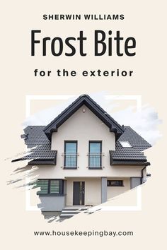 Frost Bite SW 9505 for the Exterior by Sherwin-Williams Neutral Stone, White Flour