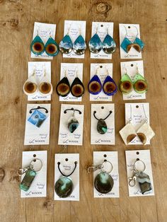 "*Please do not use a discount code on this listing, as it is already marked down 40% off* Check out this totally unique variety pack of jewelry worth over $360!! These pieces are geared towards the earthy, beachy, boho hippie type girls and are great for tourists and proud locals! Each piece comes with real sand or drift wood straight from Nakusp BC, adding that extra special \"cool factor\" touch! Each piece will also come with a little blue gift baggy. This is a perfect way to test out some of my pieces with the best discount possible. Most pieces sell for $24, but you are welcome to charge whatever you feel you can.  If you would prefer to shop my other listings and buy individual pieces..use code WHOLESALE35 for a 35% discount on your order (minimum $150 order).  If you have any quest Handmade Natural Jewelry For Everyday, Everyday Nickel-free Resin Jewelry, Artisan Nickel-free Jewelry For Beach, Unique Hand Painted Jewelry For Beach, Unique Hand-painted Jewelry For Beach, Earthy Turquoise Jewelry As Gift, Unique Brown Jewelry For Everyday, Turquoise Jewelry With Natural Inclusions For Gifts, Artisan Green Jewelry For Beach