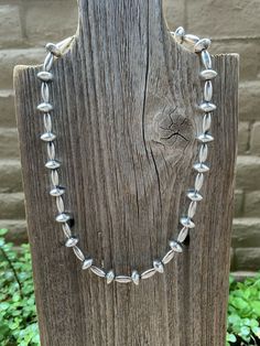 Check Out These Unique Navajo Sterling Silver Cone Beaded Necklaces (16 inches) Stamped Sterling. These Beads Are Great For Everyday Wear. **Only 1 beaded necklace included in price, shown is multiple necklaces for display purposes** Thank you for visiting our store, please let us know if you have any questions. SKU:333978245901_8a697d36-d6ad* Multiple Necklaces, Native American Necklace, Navajo Pearls, Turquoise Earrings Dangle, Bridesmaid Gifts Jewelry, Beaded Necklaces, Turquoise Pendant, Metal Necklaces, Silver Pearls