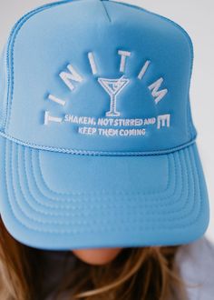 The foam front panel and mesh back provide breathability, while the snap closure ensures a perfect fit. Brim: 3" Short Sayings, Shaken Not Stirred, Merch Ideas, Tanning Salon, Jacquard Sweater, Med Spa, Beach Babe, Christmas Pictures, Sweater Pattern