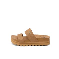 PRICES MAY VARY. Upper | Super soft unlined PVC Free vegan leather two strap slide Footbed | Our most comfortable footbed featuring the perfect blend of cushion and rebound support. This is a wider shape with generous arch support and heel cupping Outsole | Lightweight and durable chunky lug EVA outsole with a 1.75” platform silhouette Sustainability | Some colorways include 100% natural Cork footbed cover Sandal Fashion, Arch Support, Special Features, Cork, Vegan Leather, Sustainability, Flip Flops, Arch, Faux Leather