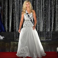 Mac Duggal Pageant Dress. Worn In One Pageant. Size 2. Original Price 642.00 Mac Duggal Dresses, Pageant Dress, Mac Duggal, Pageant Dresses, Limited Time, Colorful Dresses, Color White, Prom Dresses, Size 2