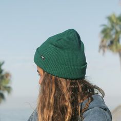 Ethically crafted surf apparel born in Southern California. Fueled by good vibes and our love for vintage goods. Green Cotton Hat For Winter, Green Cotton Winter Hat, Beanie Outfit, Surf Apparel, Surf Outfit, Granola Girl, Good Company, Style Board, Southern California