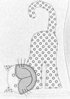 a drawing of a giraffe and a cat