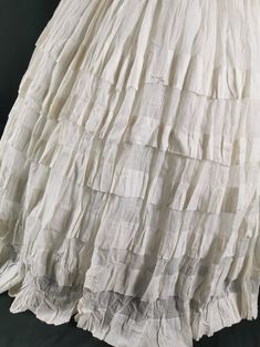 Victorian Antique 1850s / 1860s Crinoline Domed Petticoat - Etsy Vintage Crinoline Petticoat For Spring, Spring Vintage Crinoline Petticoat, Summer Crinoline Petticoat With Ruffles, Regency Style Ruffled Petticoat For Daywear, Summer Vintage Crinoline Petticoat, Victorian White Petticoat With Ruffles, Victorian White Ruffled Petticoat, Victorian Skirt With Ruffles, Vintage Petticoat With Attached Cancan For Summer