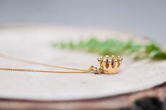 "24k Golden Plated Crown Charm Necklace Dainty Crown Pendant Necklace Princess Necklace Girls Jewelry Birthday Jewelry Gift For Daughter * Birthday gift idea * father-daughter gift All jewelry comes in an elegant gift box Please choose the necklace length from the drop menu: - 40cm (15.5\") - 45cm (17.5\") - 50cm (19.5\") Both charm and the chain are Sterling Silver AG925 double golden plated 24k Crown size: 14.5mmx11.5mm (0.57\"x0.45\") Thank You for visiting my shop :)" Gold-plated Necklaces For Birthday, Yellow Gold Necklace For Father's Day Gift, Crown Design Jewelry For Valentine's Day Gift, Gold-plated Charm Necklaces For Birthday, Gold Plated Charm Necklaces For Birthday, Gold Necklace For Father's Day Gift, Valentine's Day Crown Design Jewelry Gift, Valentine's Day Gift Jewelry With Crown Design, Pendant Necklaces For Birthday Gift