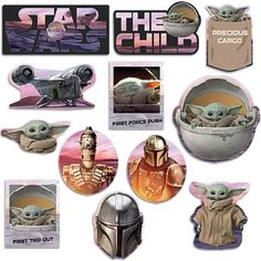 star wars the child stickers and magnets