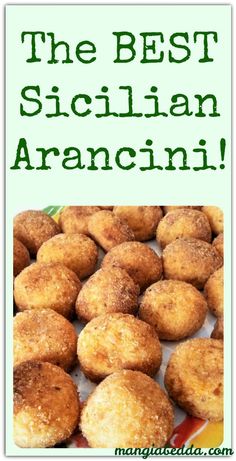 the best sicilian arancinii recipe is made with fresh, homemade doughnuts