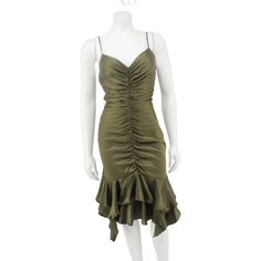 Vintage 90s Betsey Johnson Green Silk Ruching Asymmetrical Hem Mermaid Slip Dress. Size 4. Fit Guide Measurements: Tagged Size: 4 Bust: 33½" Waist: 25" Hips: 36" 90s Betsey Johnson, Betsey Johnson Dresses, Dresses Vintage, Green Silk, Asymmetrical Hem, Asymmetric Hem, Betsey Johnson, Vintage 90s, Vintage Dresses