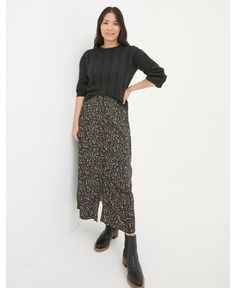 in stock Bodycon Midi Skirt, Slip Skirt, Black Midi Skirt, Denim Midi Skirt, Fat Face, Women Maxi, Ribbed Knit Sweater, On Repeat, Bottom Clothes