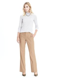 product photo Business Casual Fall Pants With Straight Hem, Fall Business Casual Pants With Straight Hem, Stretch Dress Pants With Welt Pockets For Fall, Fall Stretch Dress Pants With Welt Pockets, Business Casual Wide Leg Pants For Fall, Stretch Pants With Straight Hem For Fall, Straight Hem Bottoms For Office In Fall, Fall Wide Leg Pants For Office, Fall Wide Leg Pants For Office With Straight Hem