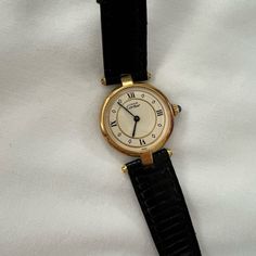 Vintage Cartier Watch Original Band Vintage Cartier Watch, Cartier Accessories, Tank Watch, Antique Watch, Cartier Tank, Cartier Watch, Accessories Vintage, Vintage Accessories, Vintage Cartier