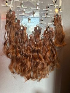 HAIR EXTENSION PLACEMENT BOARD /TAPE INS  HAIR DYE PLATE HAIR DISPLAY Hair Extension Placement Board is designed to help organise, and assist with hair extension application, removal, and re-application. This is the best product to keep your hair extensions in the correct order, and re-applying - Allows you to visually see colour and length placement before the hair extensions are applied to your clients head - Suitable for Tape & Weft hair extension re-fits - Keeps your clients hair extensions safe once removed from their own hair - easy and quick reapplication process Sizes - 13.4 inches long 11.6 inches wide Each board contains 25 clips Arylic material heavy duty Hair Extension Placement, Extension Placement, Hair Display, Bellami Hair Extensions, Tape Ins, Feather Hair Extensions, Hair Extentions, Weft Hair Extensions, Tape In Hair Extensions