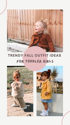 Kids become mini fashionistas from the time they are born, as their parents actively update not only their toy collection but also their outfits. If you are not too eager to follow all the current fashion trends, we have done the work for you. Check out our toddler girls fall fashion outfits. Girls Fall, Fall Outfit Ideas, Fall Fashion Outfits