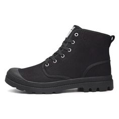 Valstone Men's Hand made retro Boots Canvas Ankle Work Boots lovers high tops Unisex Parlatan sneakers rubber sole Plus size 47 Outfit Accessories From Touchy Style. | Free International Shipping. Retro Boots, Black Boots Men, Black Lace Up Boots, Boot Shoes, Black Knee High Boots, Black Heel Boots, Black Boots Women