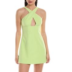 Such A Pretty Color In Person. It’s Perfect For A Vacay Dressed Up Or Down. I Bought 2 Sizes Then Missed The Return Window. Both New With Tags! Size 4 And 6. They Run True To Size. Spring V-neck Dress With Crisscross Straps, Chic A-line Dress With Crisscross Straps, Spring V-neck Halter Dress With Crisscross Straps, Mini Dress With Crisscross Straps For Brunch, Green Spring Dress With Crisscross Straps, Spring Halter Neck Bodycon Dress With Crisscross Straps, Green Dresses With Crisscross Straps For Spring, Spring Mini Dress With Crisscross Straps, Spring Brunch Mini Dress With Crisscross Straps