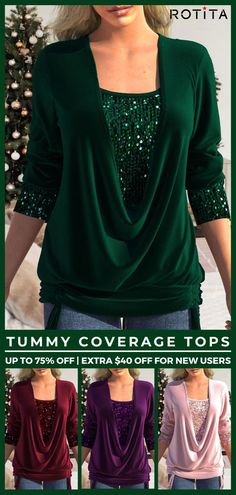 Blouse Tops Designs, Clothes For Women Over 50, Stylish Tops For Women, Trendy Tops For Women, Trendy Fashion Tops, Christmas Outfits, Trendy Clothes For Women, Casual Elegance, Trendy Tops