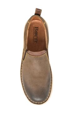 Full-grain leather elevates a minimalist slip-on shoe with stretchy gore insets and a grippy rubber sole. Leather upper/textile lining/rubber sole Imported Gentlemen Style, Gentleman Style, Full Grain Leather, Fashion Advice, Size 13, Slip On Shoes, Nordstrom Rack, Gentleman, Rubber Sole