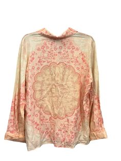 Brand: RACHEL ZOE Style: BLOUSE 3/4 SLEEVE Color: FLORAL PRINT Size: L Other Info: NEW! SKU: 129-9258-392 CONDITION: NEW Spring Printed Blouse For Loungewear, Printed Blouse For Spring Loungewear, Printed Blouse For Loungewear In Spring, Spring Feminine Long Sleeve Sleepwear, Feminine Long Sleeve Spring Sleepwear, Spring Printed Tops For Loungewear, Pink Collared Blouse For Loungewear, Pink Long Sleeve Blouse For Loungewear, Printed Tops For Spring Loungewear