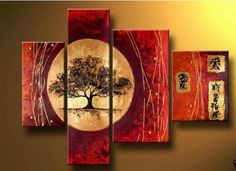 Extra Large Painting, Tree of Life Painting, Red Abstract Painting, 4 – Paintingforhome #ART #Painting #WallArt #ArtCanvas #abstractart #abstractpainting #oilpainting #homedecor Painting Tree Of Life, Hotel Wall Art, Tree Of Life Painting, Red Abstract Painting, Extra Large Art, Large Canvas Painting, Modern Art Paintings Abstract