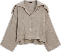 Oversized Cozy Workwear Tops, Chic Fall Loungewear Shirt, Collared Loungewear Tops For Fall, Collared Fall Loungewear Tops, Cozy Collared Tops For Spring, Cozy Collared Top For Workwear, Textured Knit Top For Spring Daywear, Oversized Textured Knit Tops For Work, Beige Collared Top For Loungewear