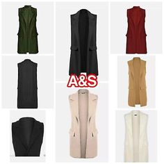 Find ideas๏ฟฝand inspiration for Women's Plus Size Sleeveless Crepe Mock Pocket Long Blazer Waistcoat Jacket Tops, women's Coats Jackets Sleeveless Blazer, Long Blazer, Women's Coats & Jackets, Jacket Tops, Women's Intimates, Vest Jacket, Outfit Inspirations, Coats Jackets, Hand Wash