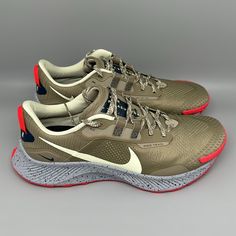 Thank You For Visiting Selling Monster1! Nike Air Pegasus Trail 3 Running Shoes Men's Sz 7 / Women's Sz 8.5 Style #Da8697-301 Color: Green Brand New In Box! *Smoke Free Home *Photos Are Of The Actual Product. *Please Review Photos To Ensure You Know What You Are Purchasing. Check Nike.Com For Sizing Questions. *Packaged With Care *Ships In 1 Business Day *Buy With Confidence. *Always Accepting Reasonable Offers! *We List New Items Weekly! *Don’t Miss Out, Follow Us Now! *Reach Out To Us If You H Nike Trail Running Shoes With Round Toe, Nike Trail Running Sneakers With Round Toe, Nike Trail Running Shoes With Cushioned Footbed For Outdoor, Nike Sneakers With Air Max Cushioning For Hiking, Hiking Sneakers With Air Max Cushioning And Round Toe, Hiking Sneakers With Air Max Cushioning, Casual Nike Running Shoes For Hiking, Nike Trail Running Sneakers, Nike Trail Running Lace-up Shoes