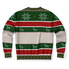 Llama Xmas Ugly Christmas Sweater, Christmas Sweater, Ugly Sweater, Funny Xmas Sweaters – Excoolent The Sweater is the epitome of classic comfort and style. Crafted from premium materials, it offers warmth and softness, making it a must-have for chilly days. With its versatile design, it effortlessly complements various outfits, whether layered over a shirt or paired with jeans. The timeless appeal of a sweater transcends trends, ensuring it remains a wardrobe staple season after season. E Green Holiday Sweater For Winter, Green Winter Holiday Sweater, Christmas Holiday Crew Neck Sweater, Casual Christmas Sweater For Festive Occasions, Green Casual Christmas Sweater, Green Christmas Sweater For Holidays, Green Christmas Sweater For Holiday Season, Green Christmas Holiday Sweater, Holiday Crew Neck Sweater With Fair Isle Pattern