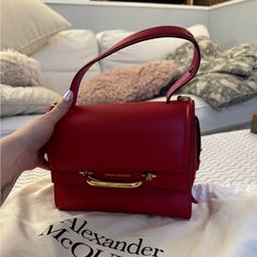 This Bag Is New, Never Used And Comes With The Original Box, Storage Bag And Strap As Well As All Original Paperwork. This Was A Gift, But I Don’t Personally Like The Color Red So I Don’t See Myself Using This. Asking $1,000 Obo. Designer Red Flap Bag For Shopping, High-end Red Shoulder Bag With Top Carry Handle, High-end Red Shoulder Bag With Top Handle, High-end Red Box Bag For Shopping, High-end Red Shoulder Bag, High-end Red Bag With Detachable Handle, Luxury Red Shoulder Bag With Detachable Handle, Designer Red Flap Bag For Everyday Use, High-end Red Satchel Box Bag