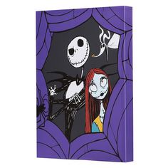 a halloween book with jack and sally on it