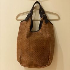 New Without Tags. Never Used And On Excellent Condition. This Bag Has So Much Space! Multiple Interior Pockets To Help Keep You Organized. Silver Hardware Throughout. Light Brown Woven Leather. Large Handbag, Large Handbags, Silver Hardware, Tote Handbags, Light Brown, Shoulder Strap, Bag Lady, Shoulder Bag, My Style