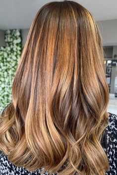 Golden Hour Hair Color, Melted Caramel Hair, Warm Hair Highlights, Warm Brown Hair With Highlights Caramel, Balayage Caramel Hair, Warm Caramel Hair, Caramel Hair Colour, Brown Caramel Balayage, Warm Caramel Balayage