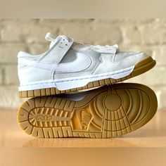 Nike Unisex Adult Air Dunk Jumbo Shoes Remastered White Gum Dv0821-001 Men Sz 8.5 / Women Size 9.5-10 White Nikes, Nike Men, Gum, Versace, Athletic Shoes, Men's Shoes, Womens Sizes, Man Shop, Nike