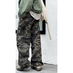 Wide Leg Camouflage Cargo Pants  Material: 100% Cotton  Size: M, L Color: Army Green  Season: Spring, Autumn, Winter, Summer   Occasion: Leisure, Outdoor, Daily, Vacation, Camouflage Straight Leg Parachute Pants With Side Pockets, Camouflage Wide Leg Cargo Pants, Casual Camouflage Cotton Cargo Pants, Casual Camouflage Cargo Pants For Outdoor, Utility Wide Leg Camouflage Pants, Camouflage Pants With Pockets, Military Style Wide Leg Bottoms For Outdoor, Casual Camouflage Cotton Pants, Fall Combat Wide Leg Pants