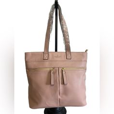 Questions? Leave A Comment Below! Feminine Rectangular Bag For On-the-go, Blush Bag With Zipper For Daily Use, Blush Shoulder Bag With Zipper For Everyday Use, Blush Bag With Adjustable Strap For On-the-go, Feminine Tote Bag With Removable Pouch, Rectangular Blush Shoulder Bag For Travel, Blush Rectangular Shoulder Bag For Travel, Blush Travel Pouch Bag, Blush Bag With Removable Pouch For Everyday