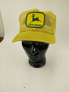 Vintage John Deere Snapback Trucker All Mesh Hat Louisville Mfg Made in USA. Condition is "Pre-owned". Shipped with USPS First Class. Mesh Hat, First Class, John Deere, Made In Usa, Mesh, Hats