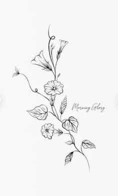 a black and white drawing of flowers with the words merry christmas written on it's side