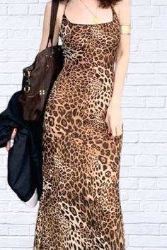 Turn heads and exude confidence with our Elegant Leopard Print Slinky Dress. This stunning piece combines a bold print with a sleek, body-contouring design, making it a must-have for your next night out. Smart Casual Wear, Kimono Sweater, Slinky Dress, Exude Confidence, Body Contouring, Draped Fabric, Dress Pant, Unique Outfits, Summer Trends